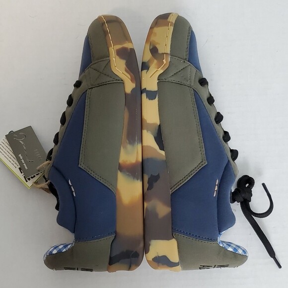 Terra Plana Worn Again Eco Friendly Shoes Blue Green US 8.5 Camo Sole Ra… - Picture 11 of 12